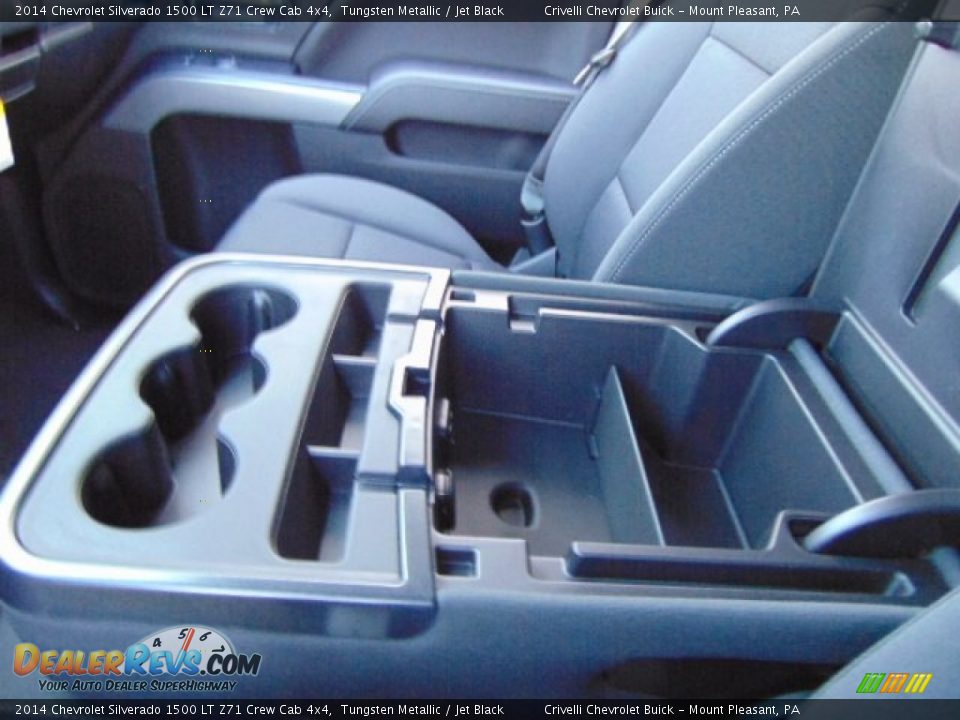 2014 Chevrolet Silverado 1500 LT Z71 Crew Cab 4x4 Tungsten Metallic / Jet Black Photo #16