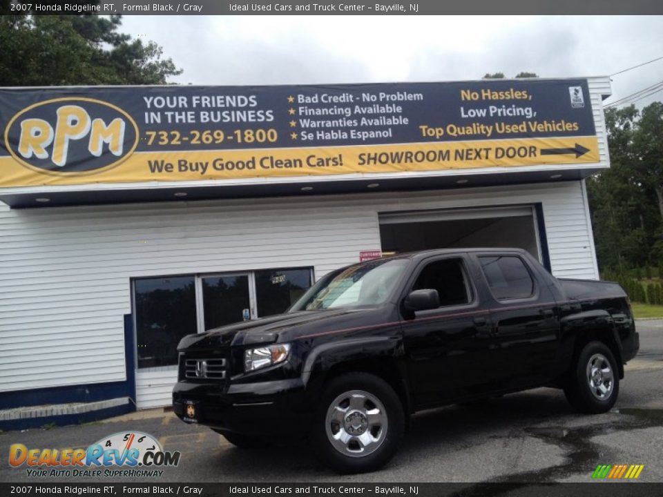 2007 Honda Ridgeline RT Formal Black / Gray Photo #1