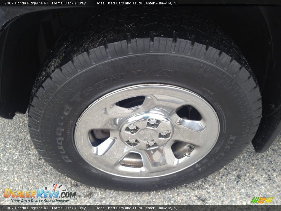 2007 Honda Ridgeline RT Formal Black / Gray Photo #3