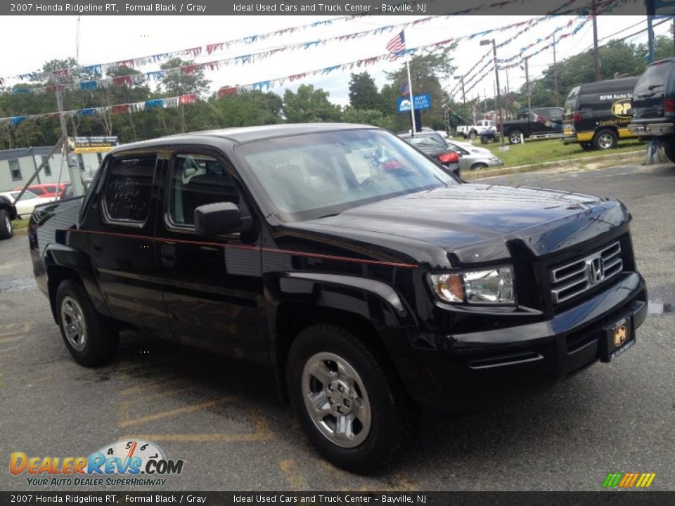 2007 Honda Ridgeline RT Formal Black / Gray Photo #5