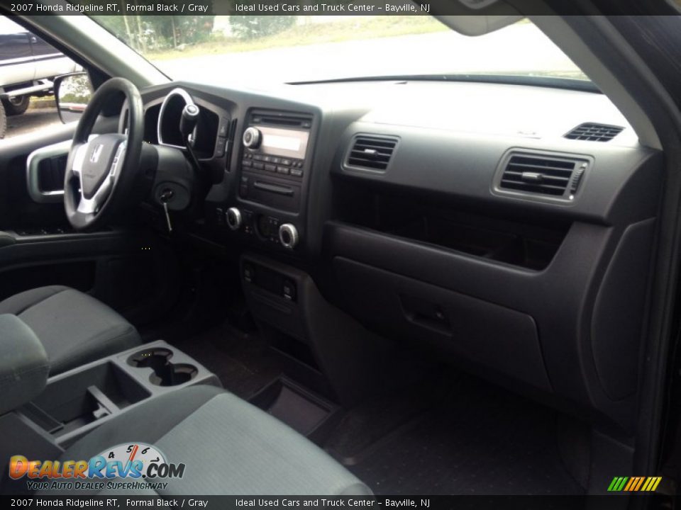2007 Honda Ridgeline RT Formal Black / Gray Photo #9