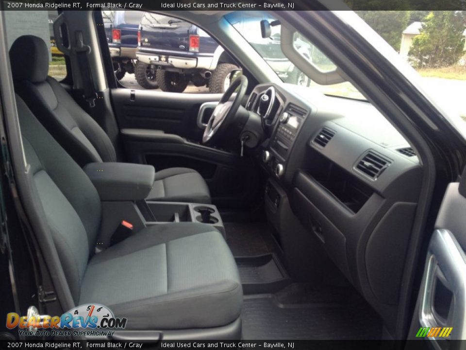 2007 Honda Ridgeline RT Formal Black / Gray Photo #10