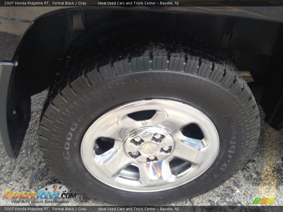 2007 Honda Ridgeline RT Formal Black / Gray Photo #11