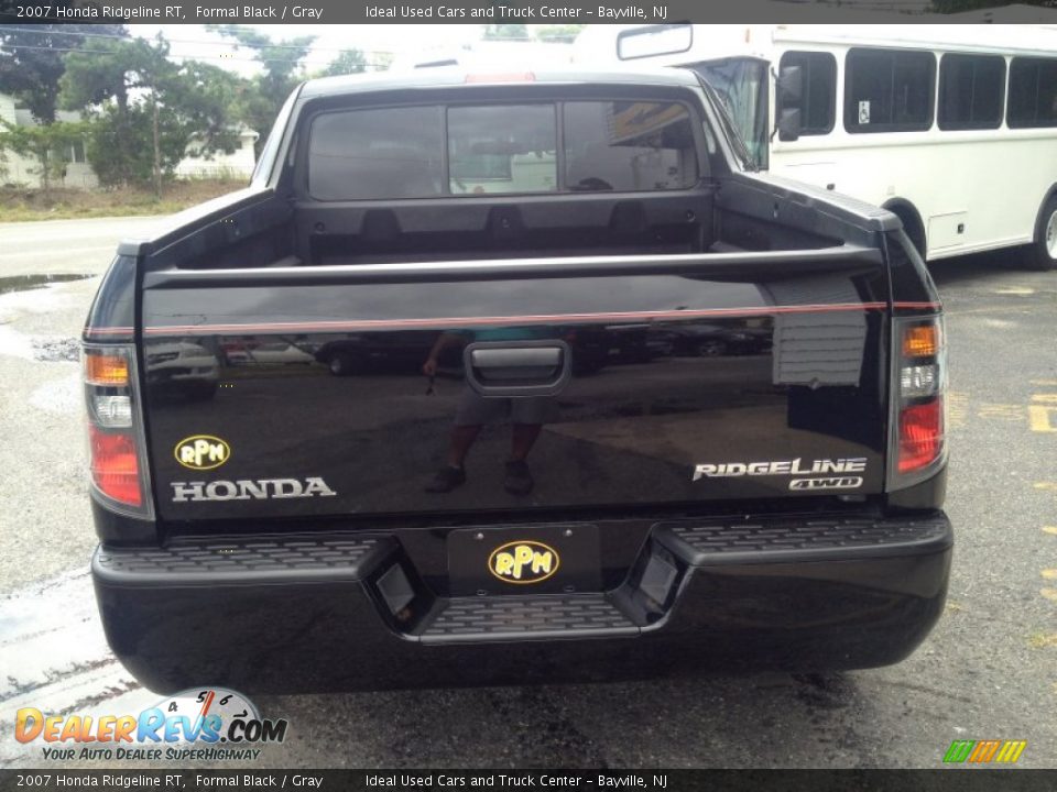 2007 Honda Ridgeline RT Formal Black / Gray Photo #14
