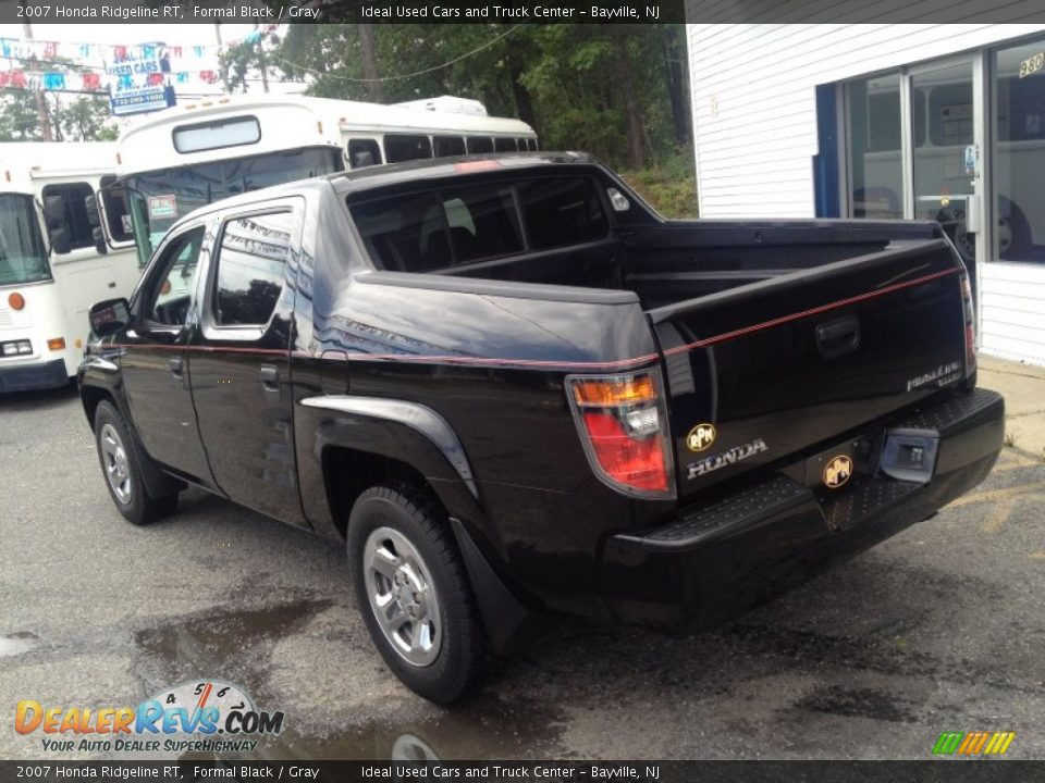 2007 Honda Ridgeline RT Formal Black / Gray Photo #15