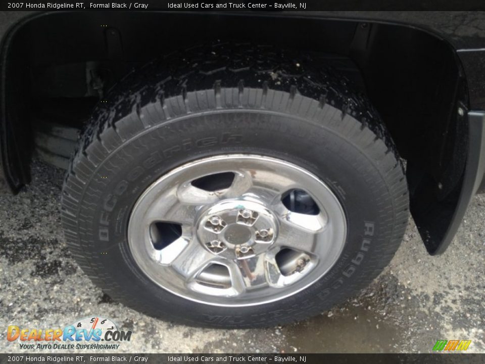 2007 Honda Ridgeline RT Formal Black / Gray Photo #17