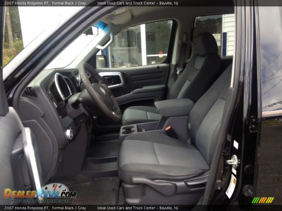 2007 Honda Ridgeline RT Formal Black / Gray Photo #25