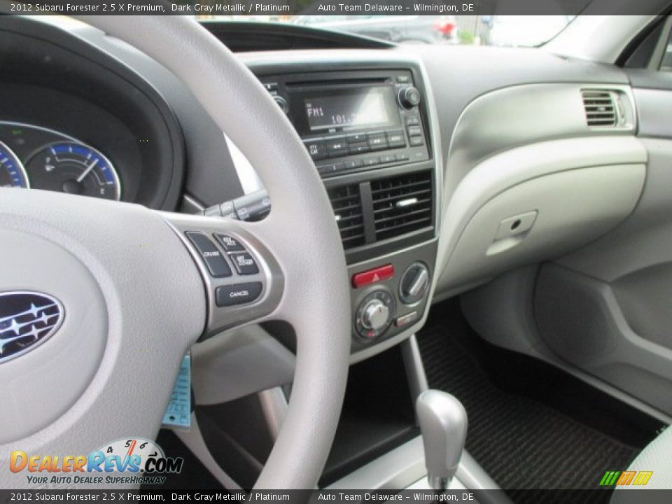 2012 Subaru Forester 2.5 X Premium Dark Gray Metallic / Platinum Photo #15