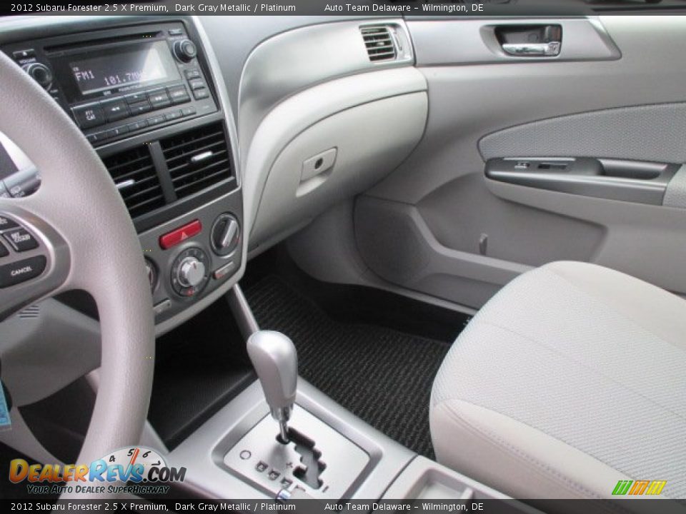 2012 Subaru Forester 2.5 X Premium Dark Gray Metallic / Platinum Photo #16