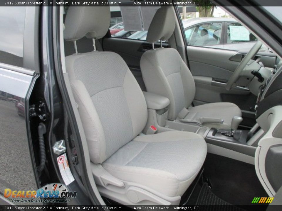 2012 Subaru Forester 2.5 X Premium Dark Gray Metallic / Platinum Photo #18