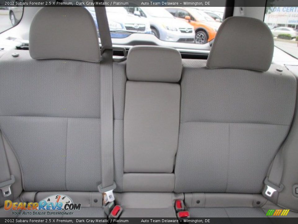 2012 Subaru Forester 2.5 X Premium Dark Gray Metallic / Platinum Photo #19