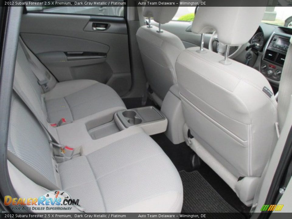 2012 Subaru Forester 2.5 X Premium Dark Gray Metallic / Platinum Photo #20