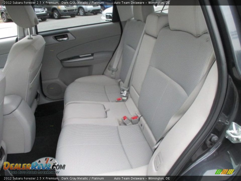 2012 Subaru Forester 2.5 X Premium Dark Gray Metallic / Platinum Photo #21