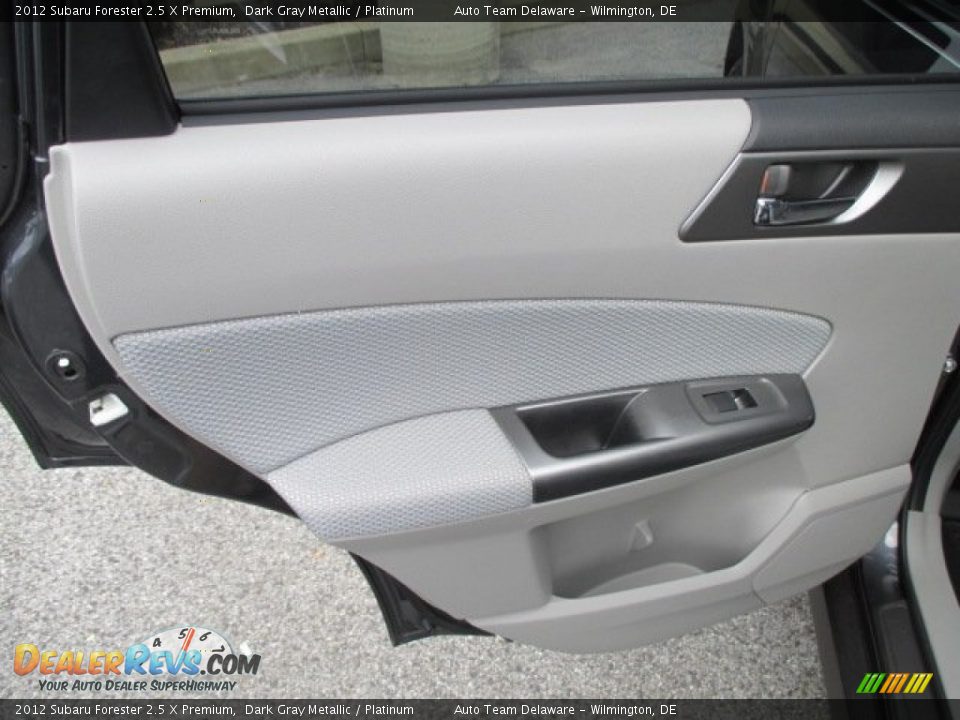 2012 Subaru Forester 2.5 X Premium Dark Gray Metallic / Platinum Photo #25