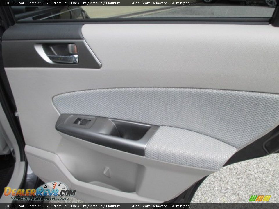 2012 Subaru Forester 2.5 X Premium Dark Gray Metallic / Platinum Photo #26