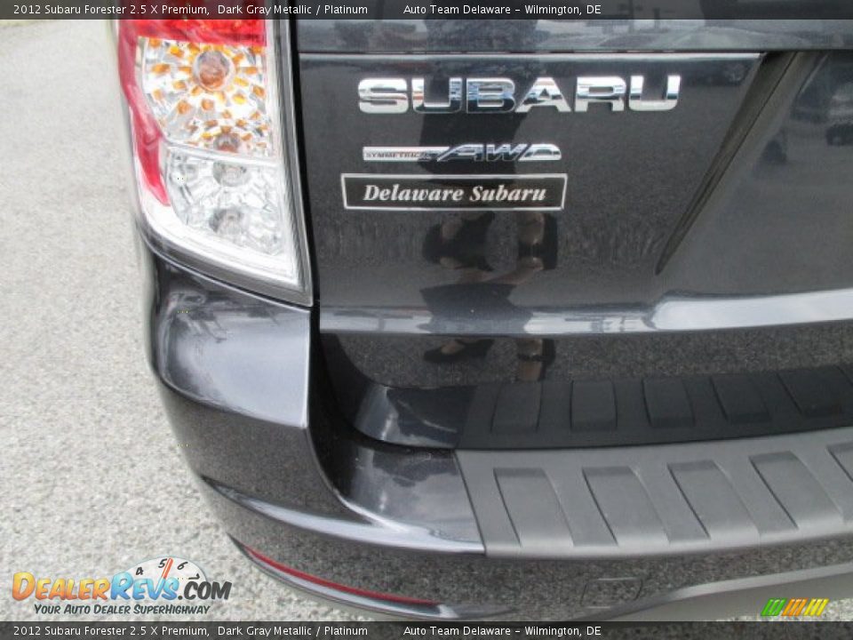 2012 Subaru Forester 2.5 X Premium Dark Gray Metallic / Platinum Photo #31