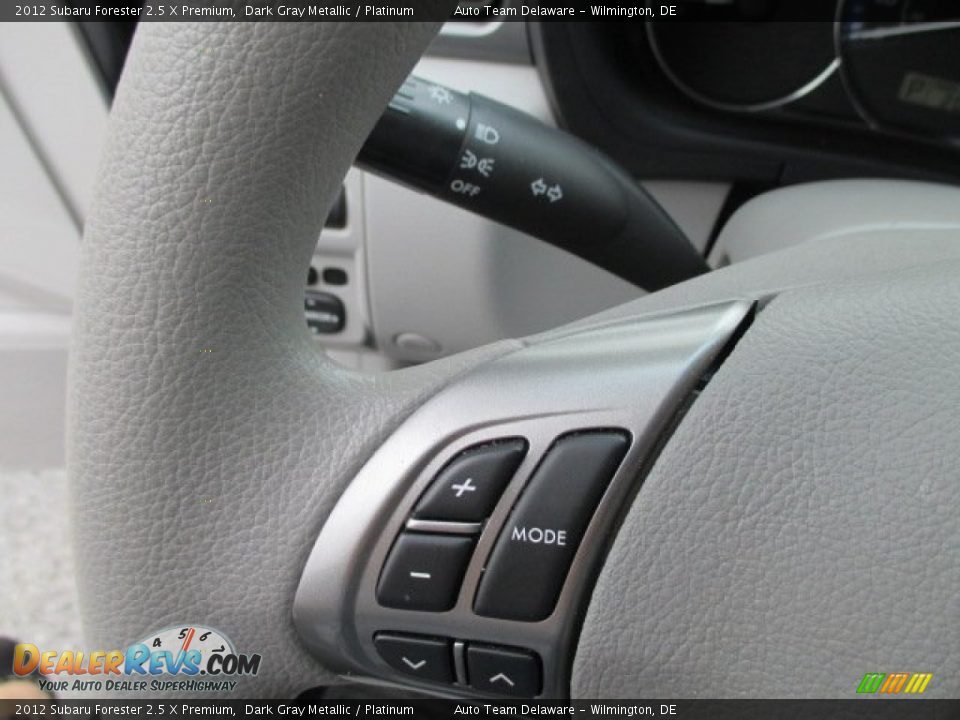 2012 Subaru Forester 2.5 X Premium Dark Gray Metallic / Platinum Photo #34