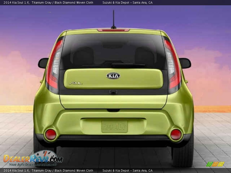 2014 Kia Soul 1.6 Titanium Gray / Black Diamond Woven Cloth Photo #5