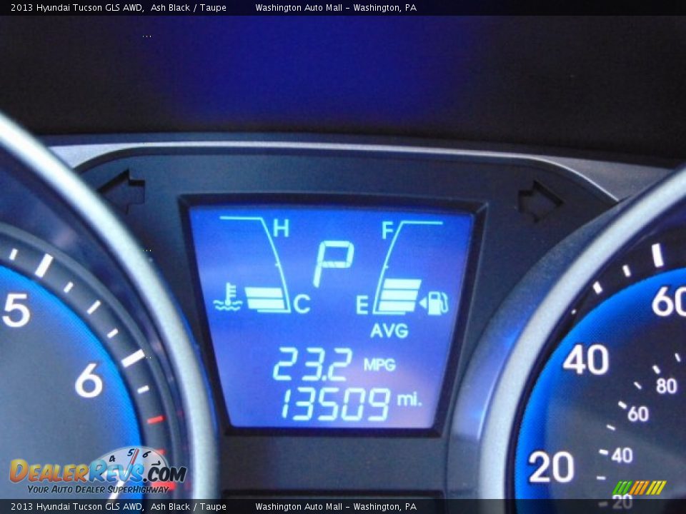2013 Hyundai Tucson GLS AWD Ash Black / Taupe Photo #20