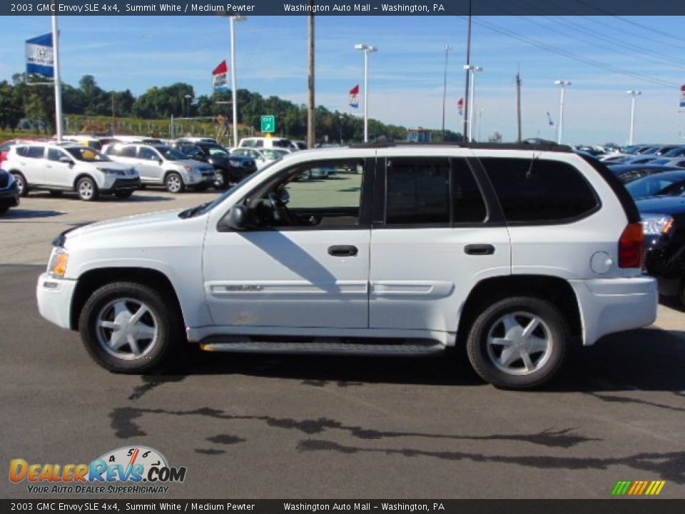 2003 GMC Envoy SLE 4x4 Summit White / Medium Pewter Photo #4