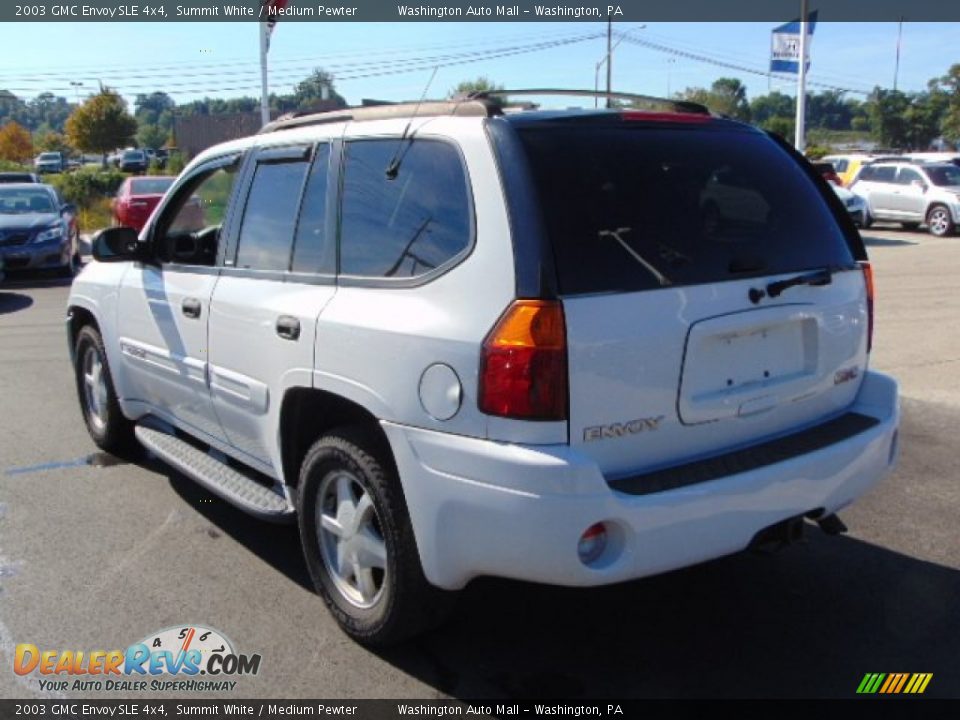 2003 GMC Envoy SLE 4x4 Summit White / Medium Pewter Photo #5