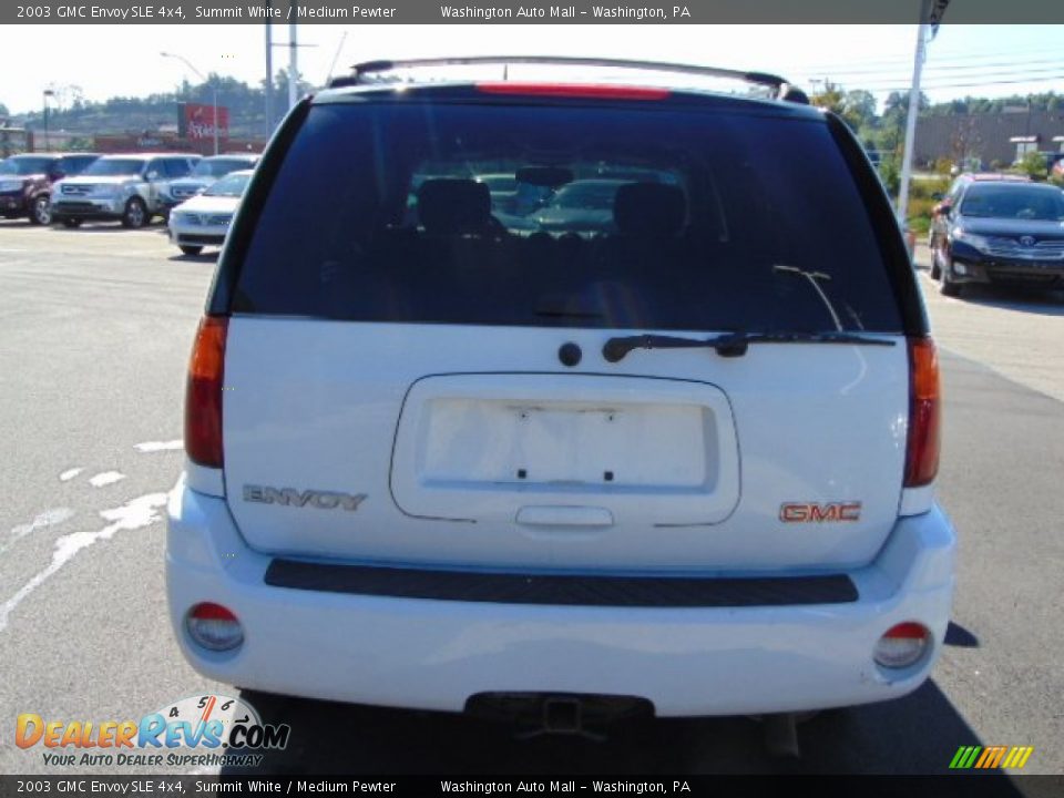 2003 GMC Envoy SLE 4x4 Summit White / Medium Pewter Photo #6