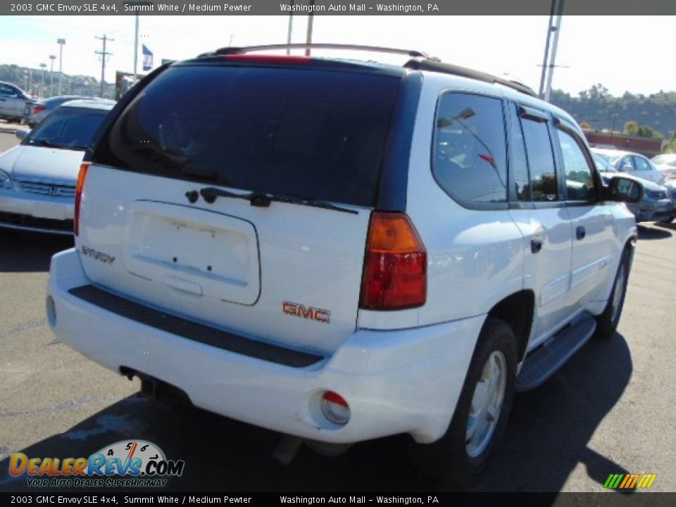 2003 GMC Envoy SLE 4x4 Summit White / Medium Pewter Photo #7