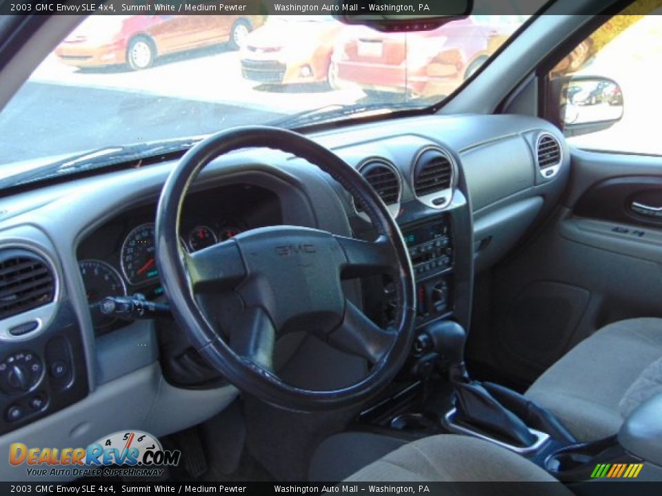 2003 GMC Envoy SLE 4x4 Summit White / Medium Pewter Photo #9