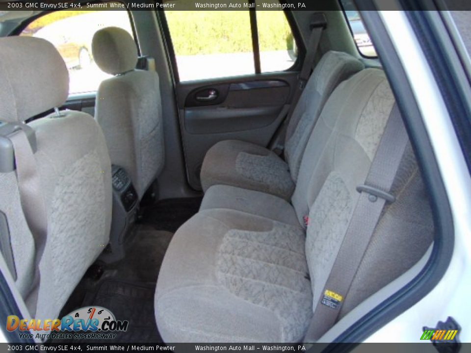 2003 GMC Envoy SLE 4x4 Summit White / Medium Pewter Photo #16
