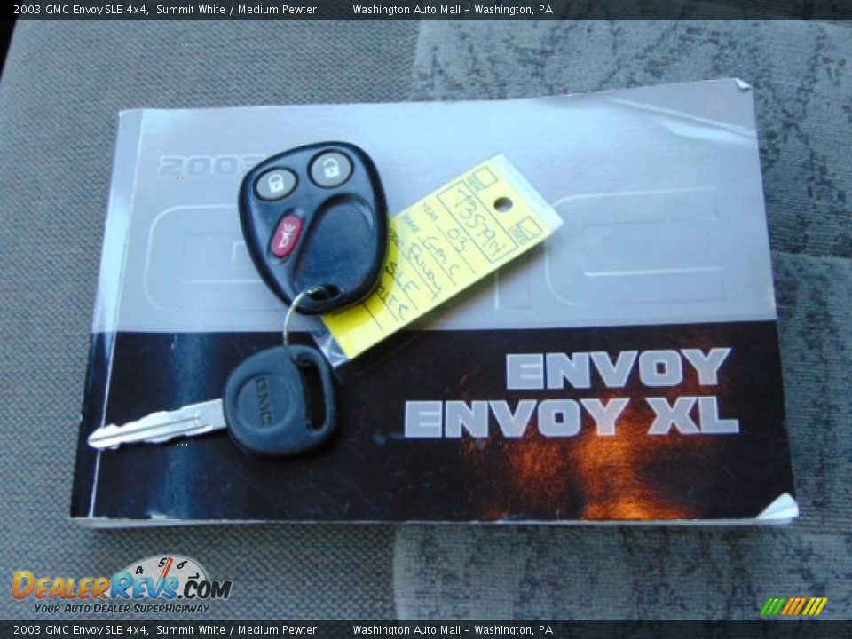 2003 GMC Envoy SLE 4x4 Summit White / Medium Pewter Photo #18