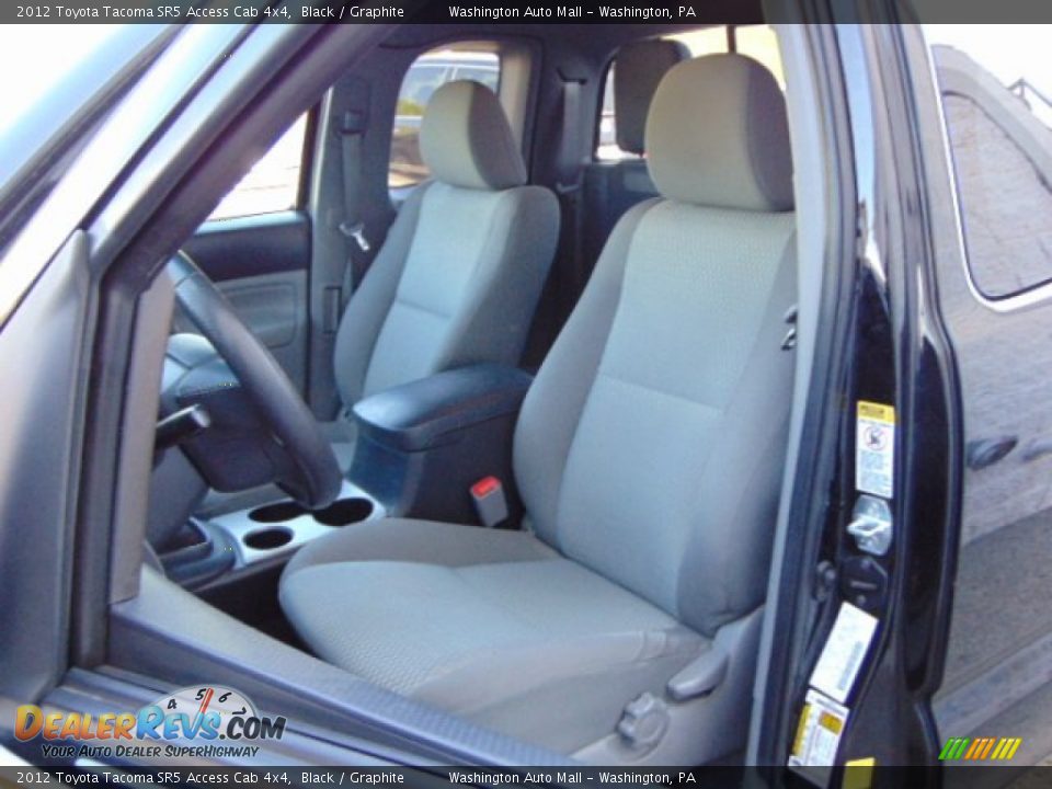 2012 Toyota Tacoma SR5 Access Cab 4x4 Black / Graphite Photo #13