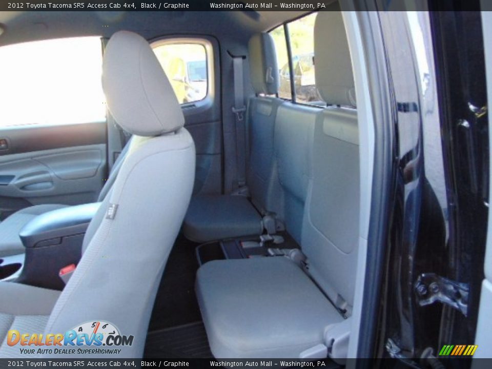 2012 Toyota Tacoma SR5 Access Cab 4x4 Black / Graphite Photo #17