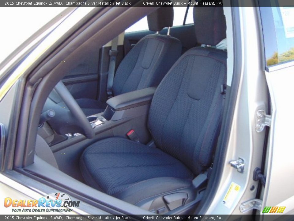 2015 Chevrolet Equinox LS AWD Champagne Silver Metallic / Jet Black Photo #10