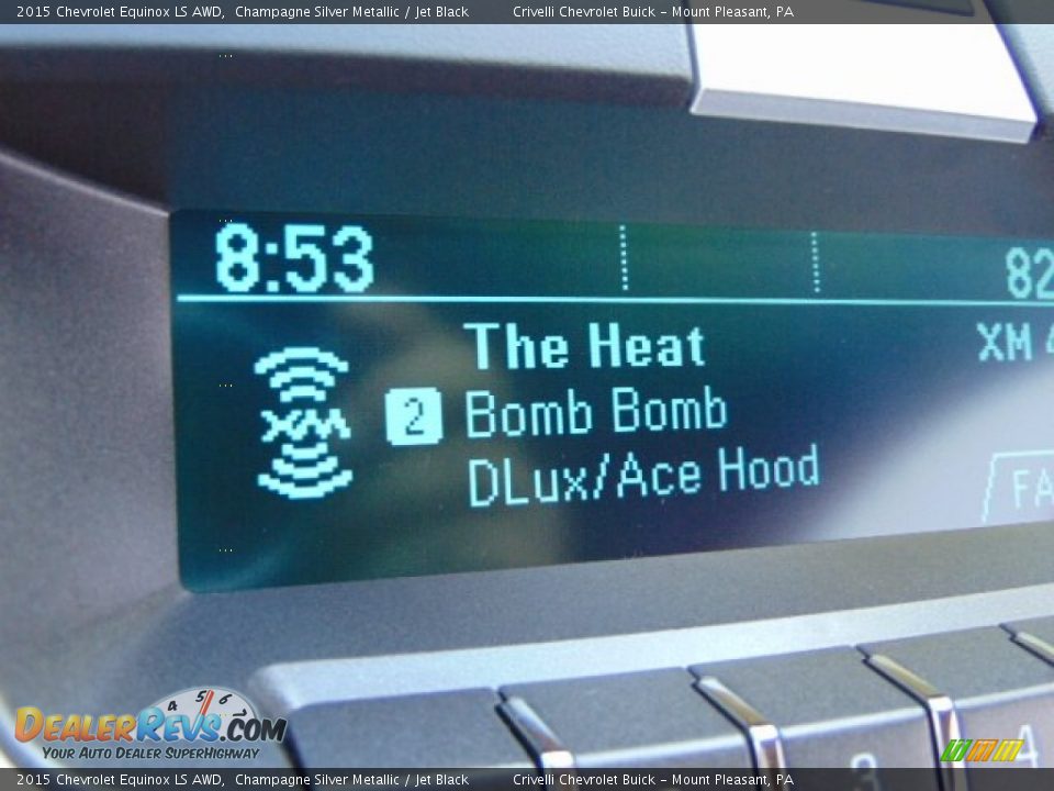 2015 Chevrolet Equinox LS AWD Champagne Silver Metallic / Jet Black Photo #14