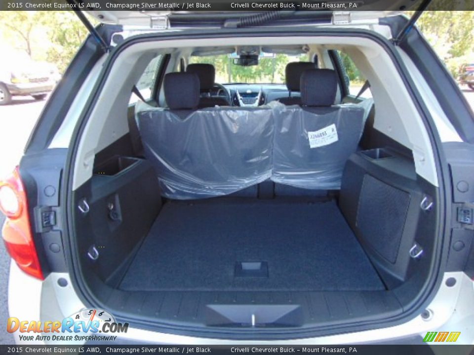 2015 Chevrolet Equinox LS AWD Champagne Silver Metallic / Jet Black Photo #17