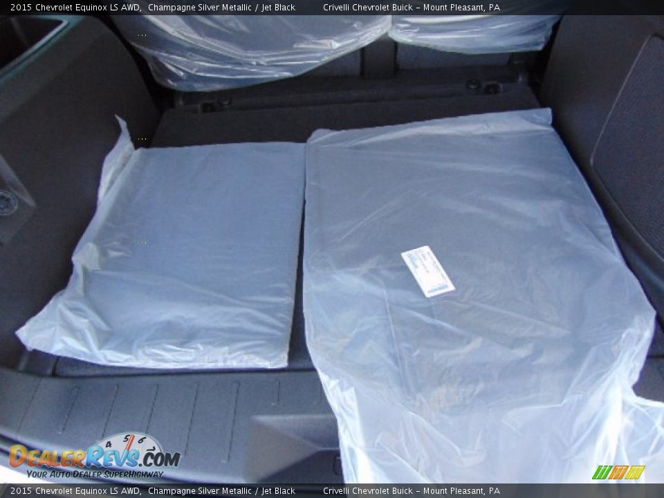 2015 Chevrolet Equinox LS AWD Champagne Silver Metallic / Jet Black Photo #18
