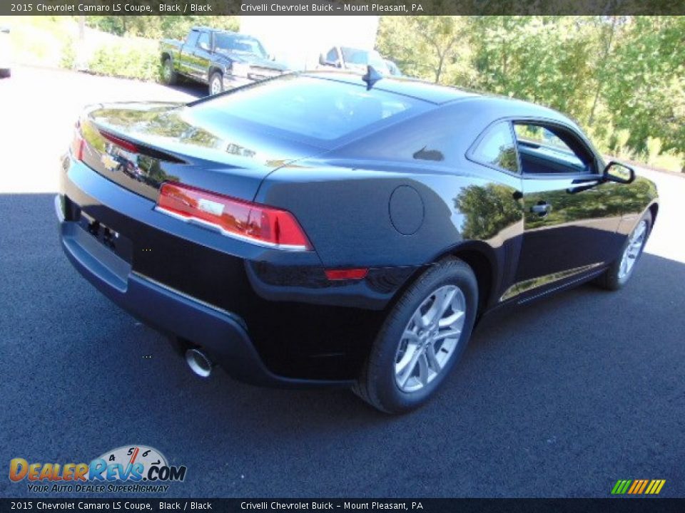 2015 Chevrolet Camaro LS Coupe Black / Black Photo #6