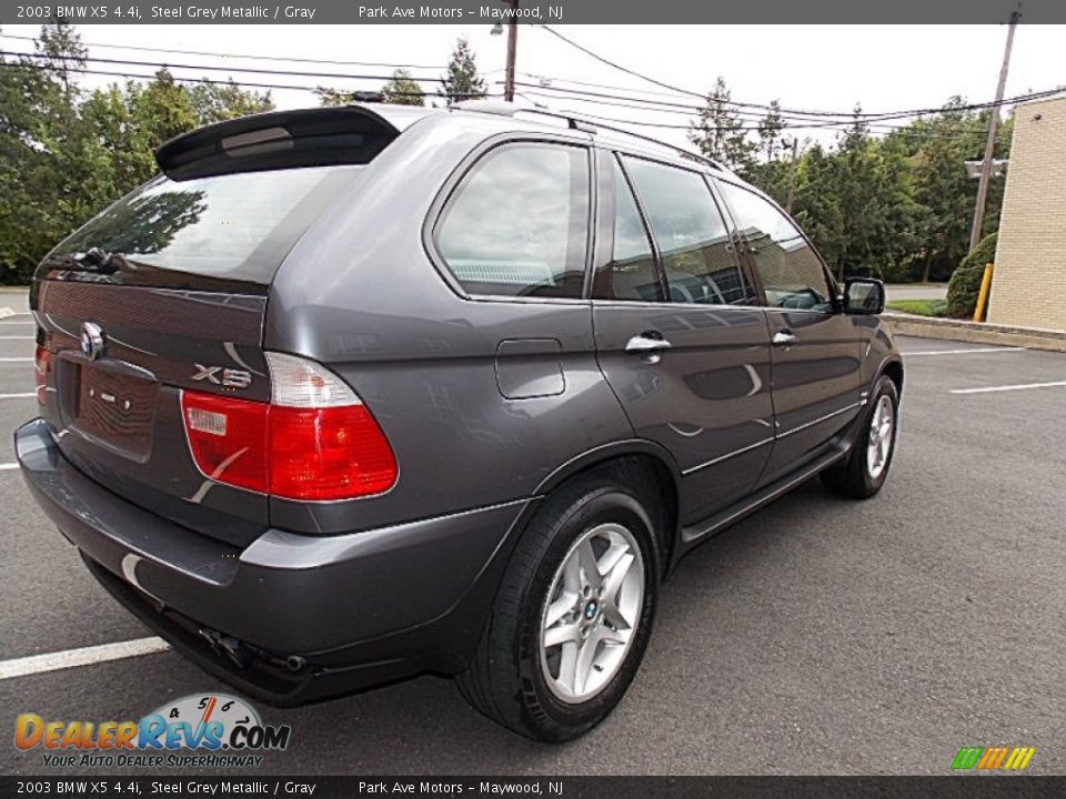 2003 BMW X5 4.4i Steel Grey Metallic / Gray Photo #5