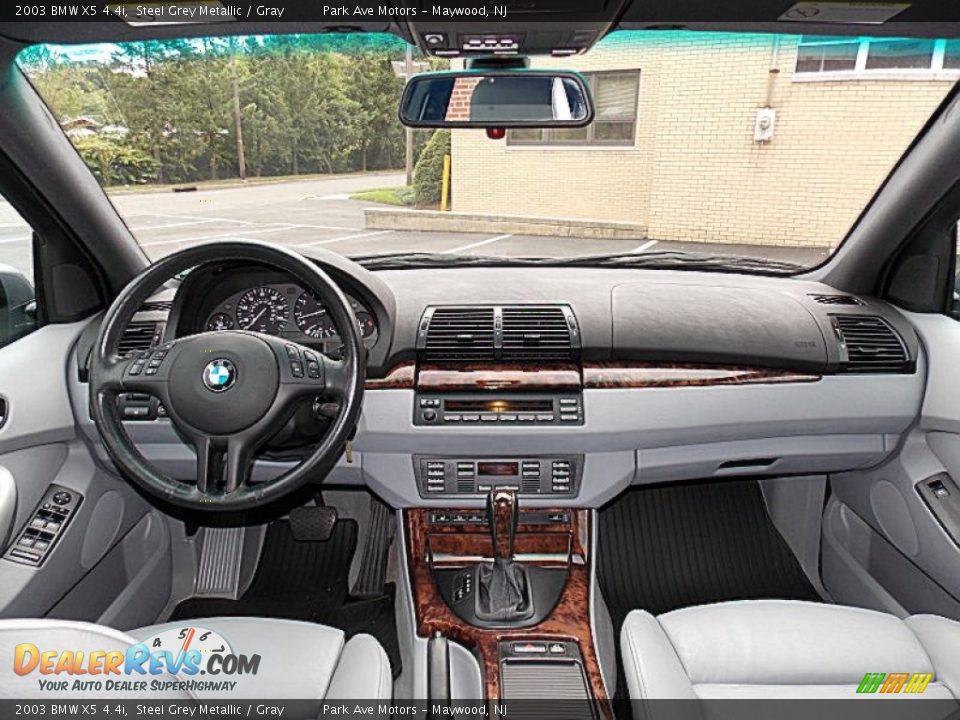2003 BMW X5 4.4i Steel Grey Metallic / Gray Photo #14