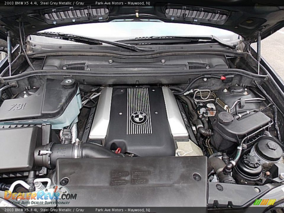 2003 BMW X5 4.4i Steel Grey Metallic / Gray Photo #35