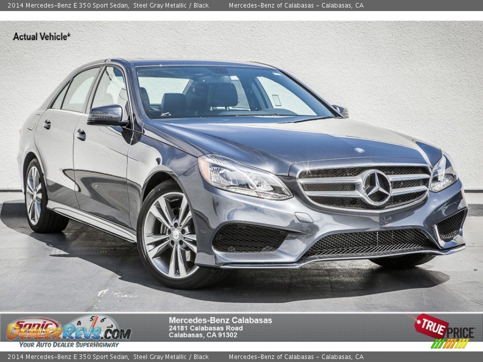 2014 Mercedes-Benz E 350 Sport Sedan Steel Gray Metallic / Black Photo #1