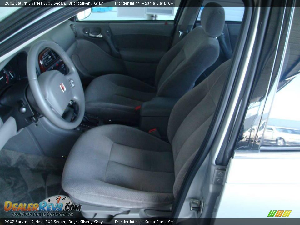 2002 Saturn L Series L300 Sedan Bright Silver / Gray Photo #13