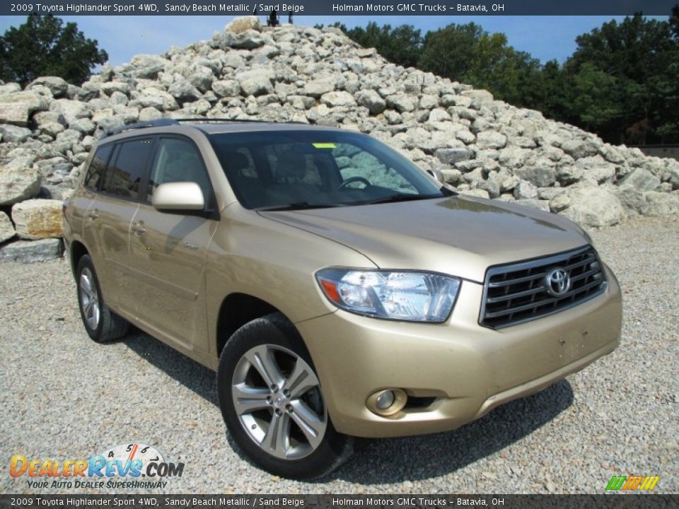 Front 3/4 View of 2009 Toyota Highlander Sport 4WD Photo #1