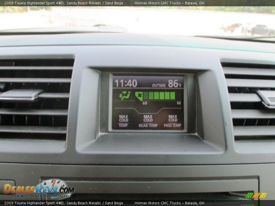 2009 Toyota Highlander Sport 4WD Sandy Beach Metallic / Sand Beige Photo #9