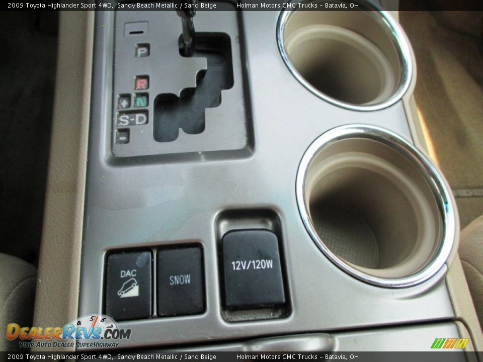 2009 Toyota Highlander Sport 4WD Sandy Beach Metallic / Sand Beige Photo #11