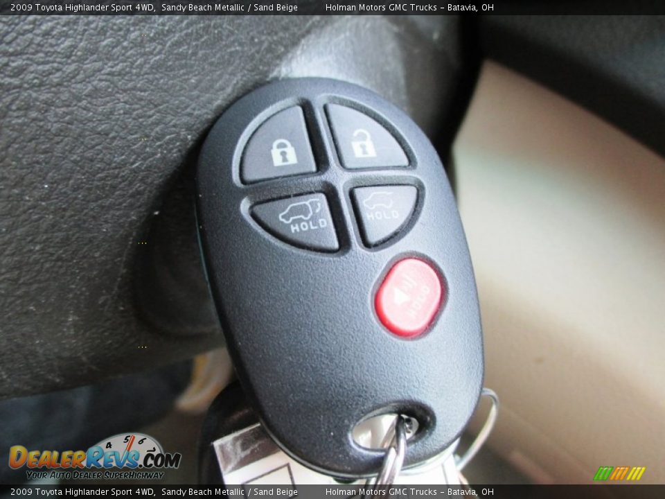 2009 Toyota Highlander Sport 4WD Sandy Beach Metallic / Sand Beige Photo #12