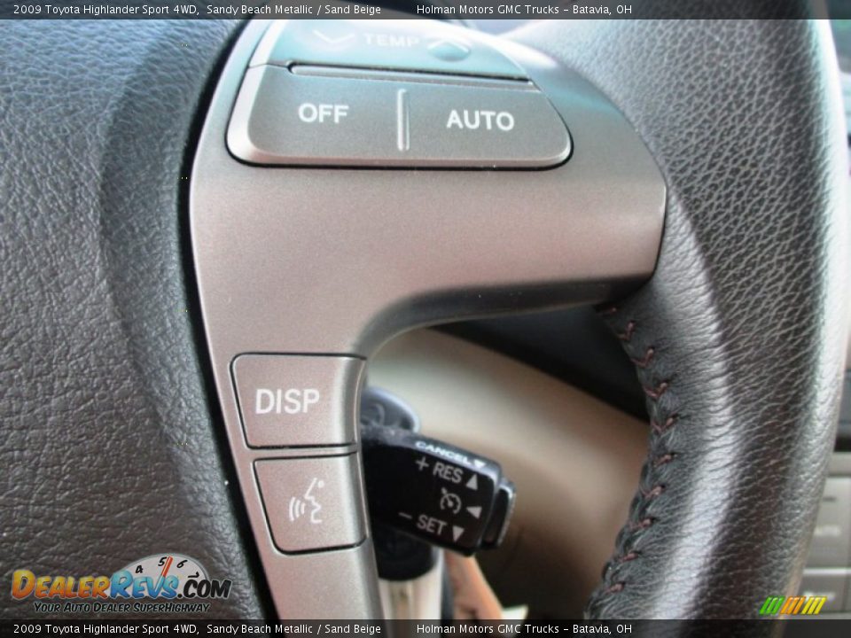 2009 Toyota Highlander Sport 4WD Sandy Beach Metallic / Sand Beige Photo #13