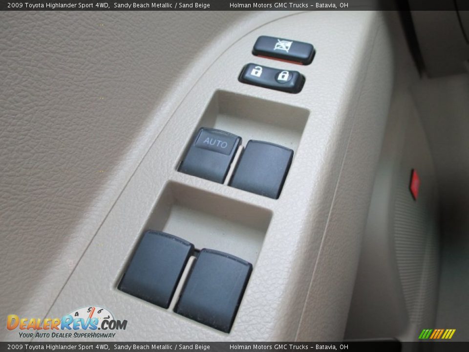 2009 Toyota Highlander Sport 4WD Sandy Beach Metallic / Sand Beige Photo #17