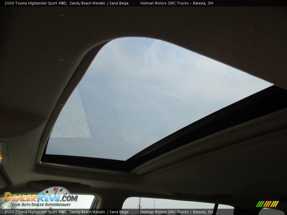 2009 Toyota Highlander Sport 4WD Sandy Beach Metallic / Sand Beige Photo #21