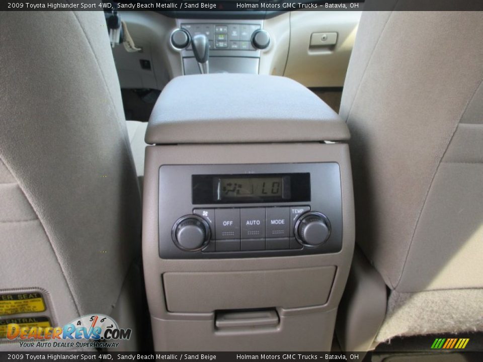 2009 Toyota Highlander Sport 4WD Sandy Beach Metallic / Sand Beige Photo #23